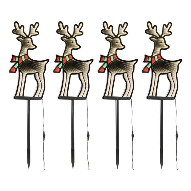 Reindeer Pathway Light Ekkolight (Set of 4) For Sale