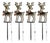 Reindeer Pathway Light Ekkolight (Set of 4) For Sale