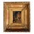 19th Century French Genre Painting on Wood Panel in Original Gilt Frame) For Sale