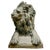 Grand Scale Vintage Continental European Patinated Bronze Recumbent Lions - Pair For Sale - Image 15 of 18