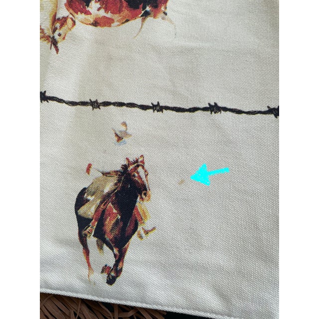 Vintage Cotton Western Table Runners - Set of 3 For Sale - Image 11 of 18