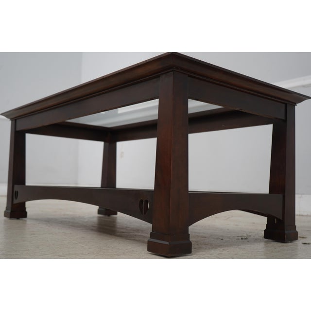 Brown Stickley Highlands Cherry Arts & Crafts Coffee Table For Sale - Image 8 of 14