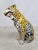 Vintage Italian Handmade Ceramic Leopard Cheetah Sculpture For Sale - Image 3 of 5