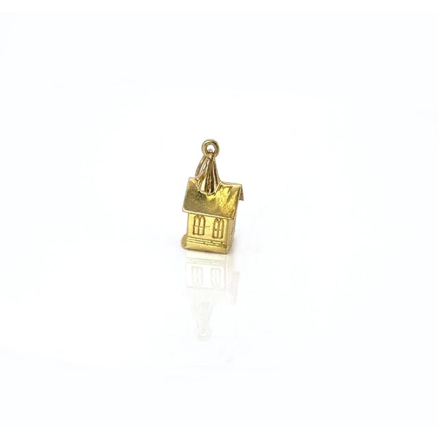 Vintage Gold Stanhope Viewer Chapel Charm, Lord’s Prayer, 14k For Sale - Image 4 of 9