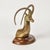 Mid 20th Century Huge Brass Gazelle Bust on Wood Single Bookend Made in Spain For Sale In Rochester - Image 6 of 15
