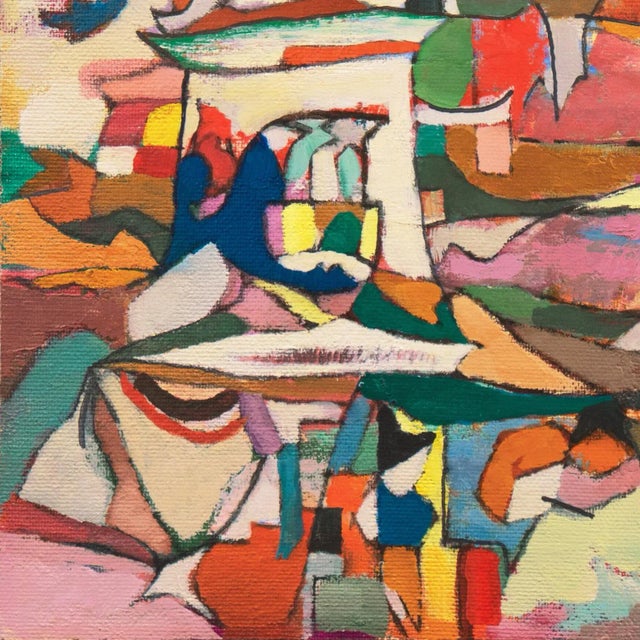 1980s 'Abstract Landscape' by Ellwood Graham, Corcoran, Whitney, Art Institute of Chicago, San Francisco Art Association, Los Angeles County Museum of Art For Sale - Image 5 of 9