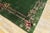 1920s Green Floral Modern Antique Chinese Art Deco Rug 9' X 11' 6" Handknotted Wool Carpet For Sale - Image 10 of 12