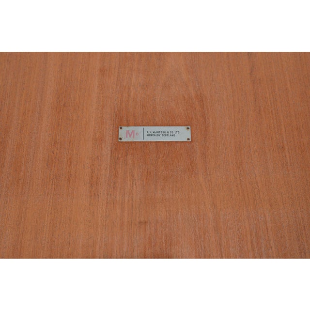 Mid-Century Round Rosewood Extendable Dining Table from McIntosh, United Kingdom, 1960s For Sale - Image 15 of 17