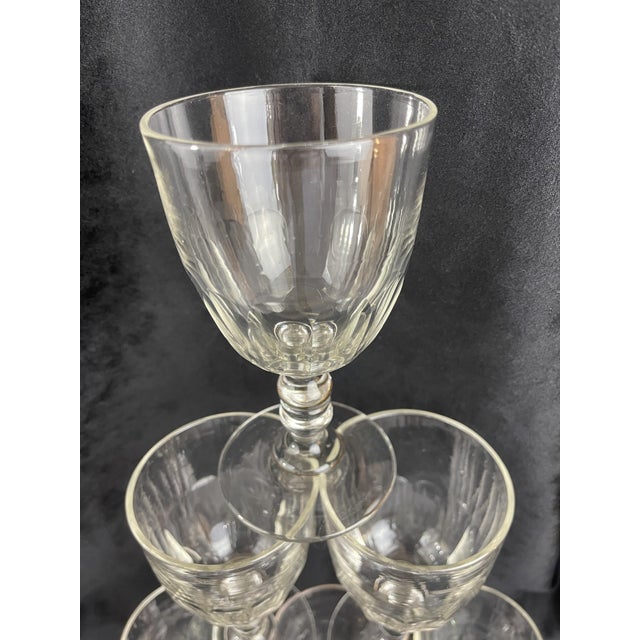 Baccarat Médicis Glasses, Late 19th Century, Set of 6 For Sale - Image 3 of 17