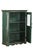 Indian Vintage Indian Painted Teakwood Small Bookcase/Cabinet For Sale - Image 3 of 4