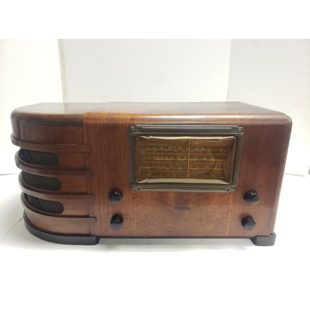 1939 Art Deco Radio. Garod Radio Corp, Brooklyn NY Model # 4124. For Sale - Image 12 of 12