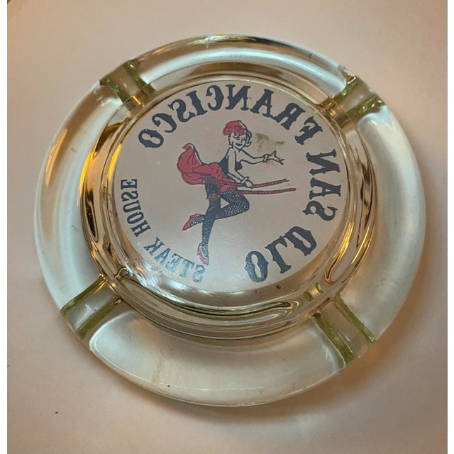 White 1970s Old San Francisco Steak House Ashtray Catchall For Sale - Image 8 of 8