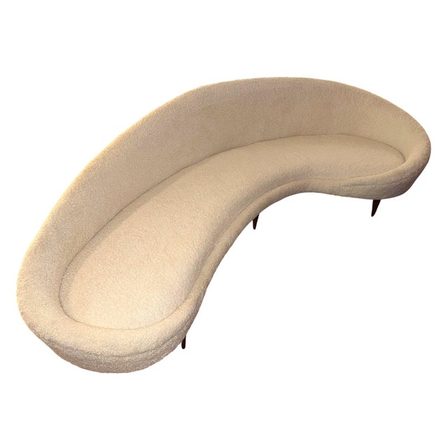 Modern Vladimir Kagan Serpentine Sofa, Late 20th Century, u.s.A. For Sale - Image 3 of 7