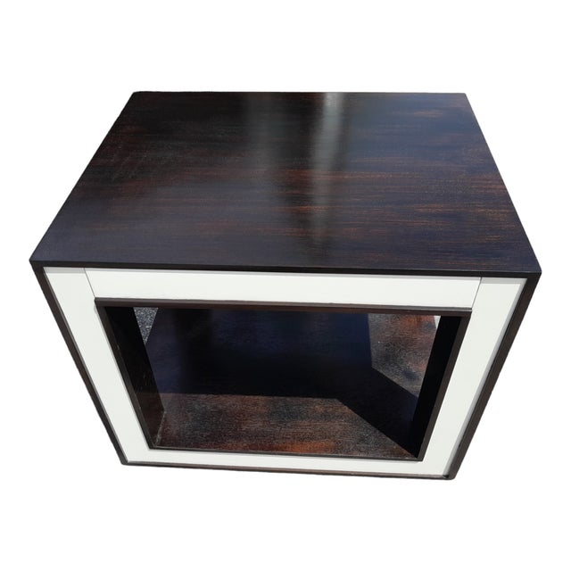 Michael Berman Michael Berman Los Angeles Marquis Side Table With Hidden Drawer. ' For Sale - Image 4 of 4