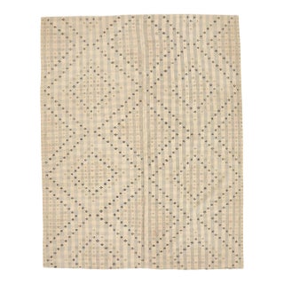 Mid 20th Century Modern Vintage Turkish Kilim Rug For Sale