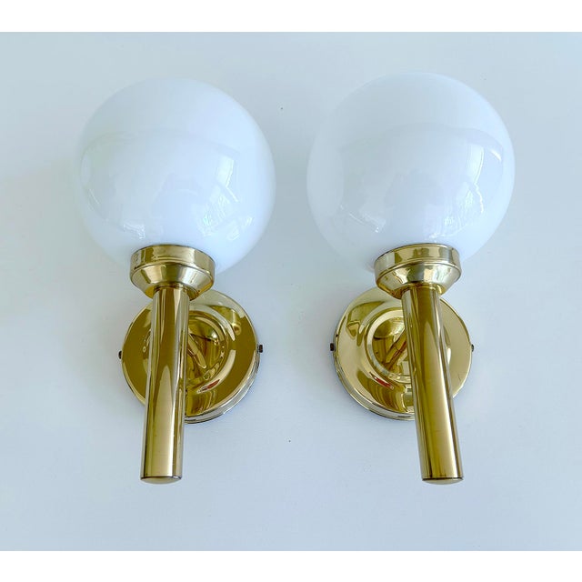 Vintage Danish Glass Sconces from Abo Randers, 1960s, Set of 2 For Sale - Image 13 of 18