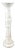Mid-Century Carved White Marble Column, 1950s For Sale