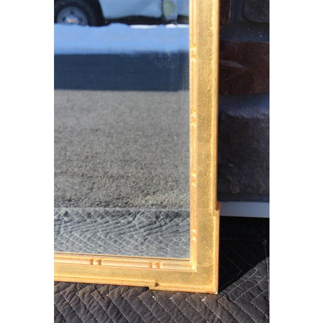 Wood Baker Knapp & Tubbs Italian Giltwood Mirror in the Style of Louis XVI For Sale - Image 7 of 18