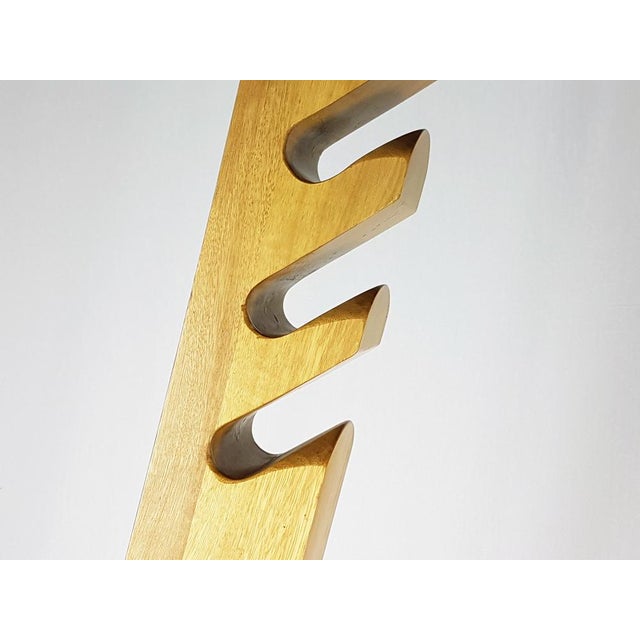 Italian Olive Wood Coat Rack, 1970s For Sale - Image 7 of 16