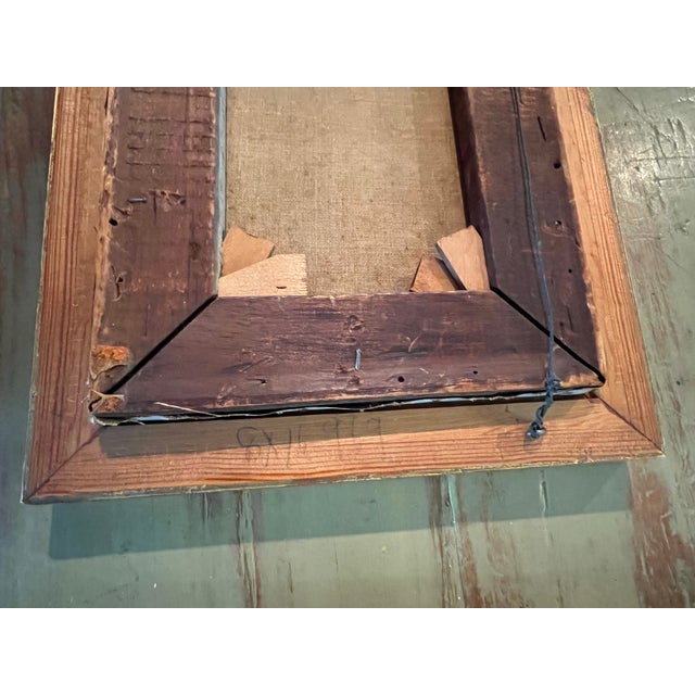 Early 20th-Century e.a. Cox Floral Still Life Oil on Canvas in Swedish Giltwood Frame For Sale In West Palm - Image 6 of 8
