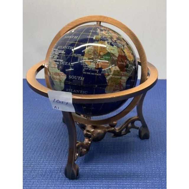 1980s Stone World Globe For Sale In West Palm - Image 6 of 8
