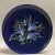 Vintage Cobalt Blue Ceramic Decorative Plate France 1960s For Sale - Image 10 of 12