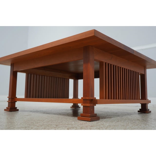 Swartzendruber Arts & Crafts Cherry Studio Coffee Table For Sale In Philadelphia - Image 6 of 12