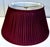 Maroon Vintage Hand Painted Ceramic Lamp, Bouillotte Style For Sale - Image 8 of 18