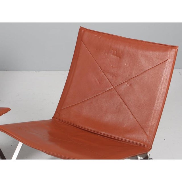 Fritz Hansen PK22 Lounge Chairs by Poul Kjærholm for Fritz Hansen, 1983, Set of 2 For Sale - Image 4 of 10