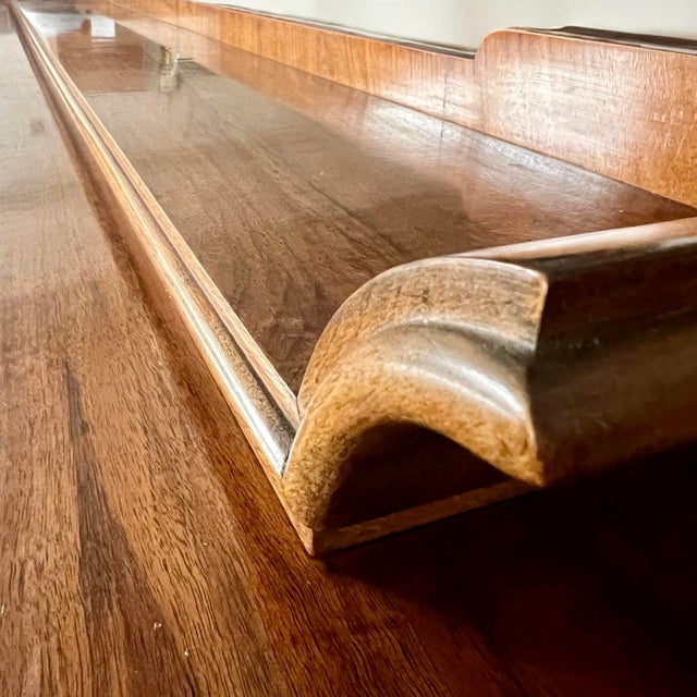 Wood Vintage Art Deco Sideboard in Walnut and ly Veneered, 1920s For Sale - Image 7 of 11