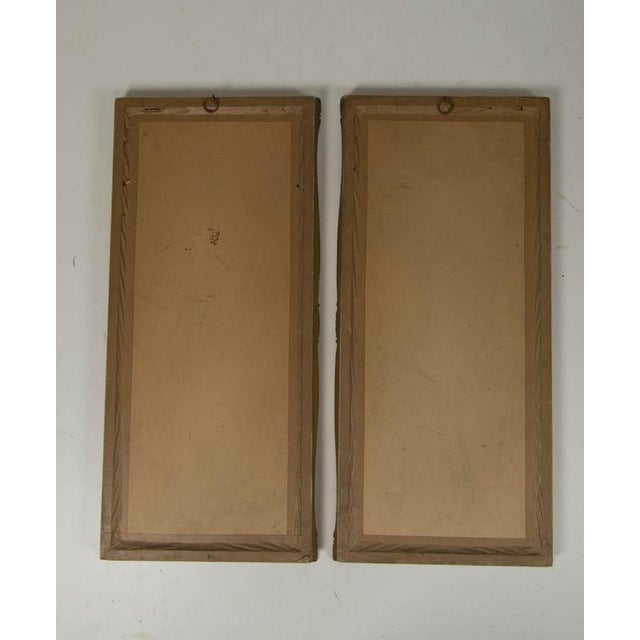 Art Nouveau Diptych Landscape, Oil on Canvas Paintings, 1930, Set of 2 For Sale - Image 9 of 11