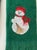 Guest Face/ Hands Christmas Terry Towels With Applique Santas For Sale - Image 4 of 4