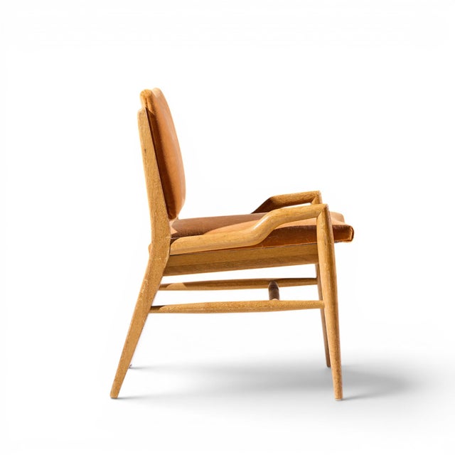 John Keal for Brown Saltman Mid Century Bleached Mahogany Dining Chairs - Set of 6 For Sale - Image 13 of 17