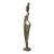 Vintage Brass Abstract Figurative of Woman For Sale