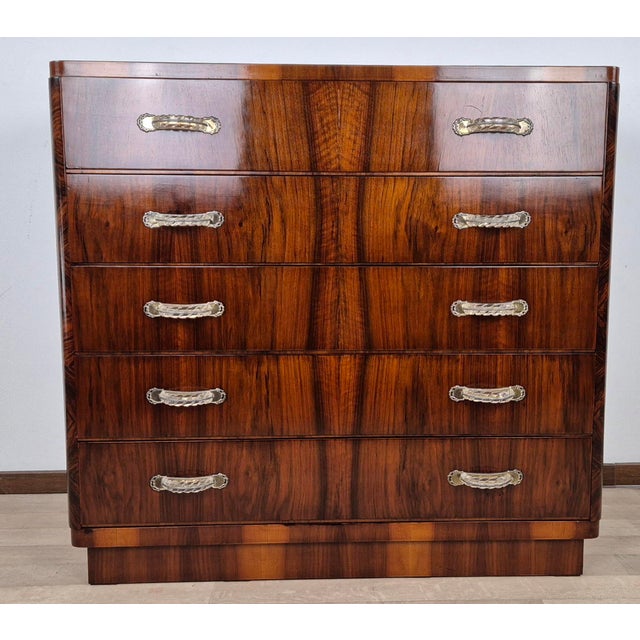 1940s Art Deco Venetian Chest of Drawers, 1940 For Sale - Image 5 of 18