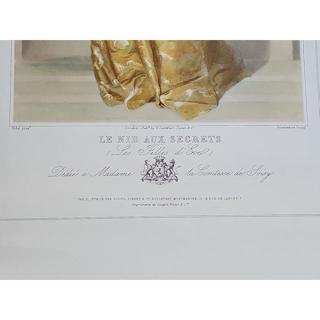 Paper 1967 Reproduction French Fashion Art Prints -Set of Four For Sale - Image 7 of 9