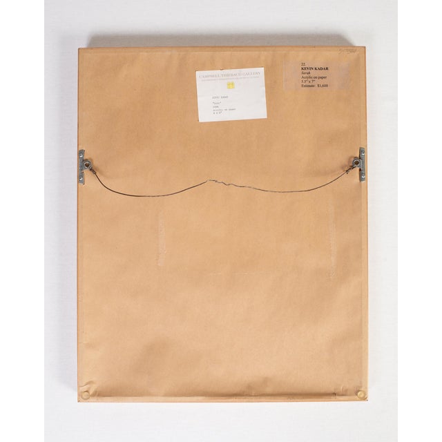 Kevin Kadar Pair of Nude Acrylic Paintings 1996 For Sale - Image 14 of 14