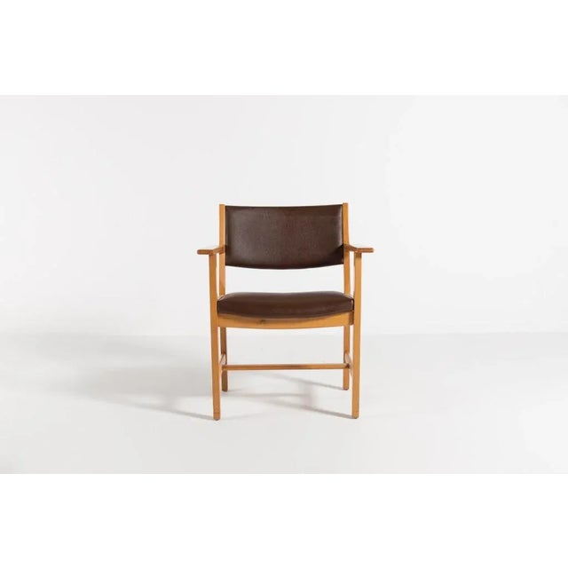 Armchair by Hans Wegner for Getama, 1970s For Sale - Image 3 of 13