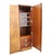 English Art Deco Blonde Walnut Triple Breakfront Wardrobe, 1930 For Sale - Image 6 of 14