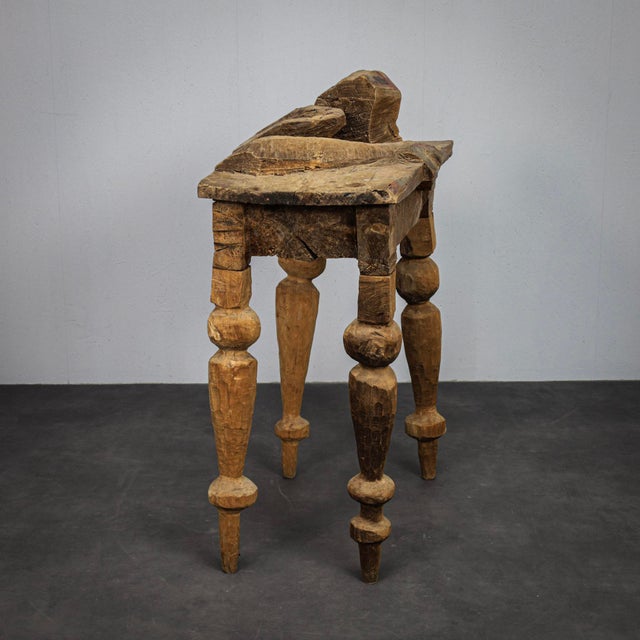 Emile Van Der Kruk, Sculptural Loaves & Fishes Table, 2000s, Wood For Sale - Image 4 of 9