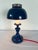 Underwriters Laboratories 1960s Mid Century Modern Toleware Blue Desk Lamp. For Sale - Image 4 of 11