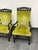 Traditional Antique Carved Wood Couples Armchairs, Pair For Sale - Image 3 of 12