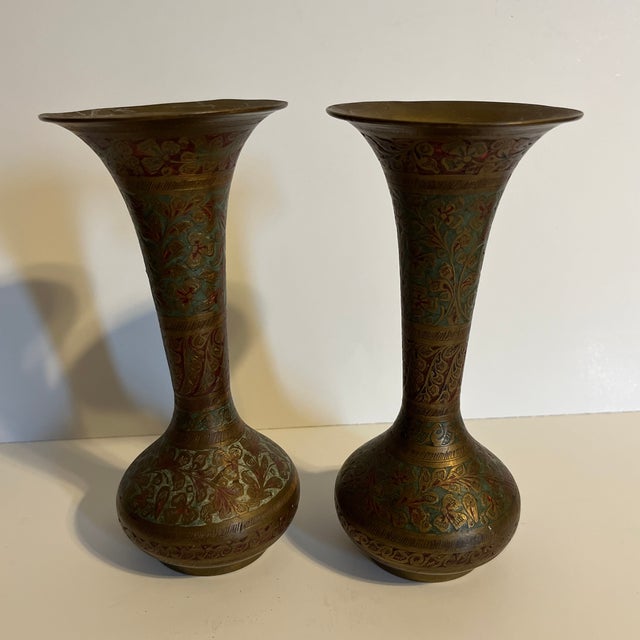 Mid 20th Century Reticulated Footed Bowl and Two Vases, Made in India- 3 Pieces For Sale In Washington DC - Image 6 of 12