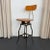 Wood Industrial Height Adjustable Stool by Toledo Metal Furniture Co. For Sale - Image 7 of 9