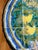 Black Italian Hand-Painted Ceramic Tile Top Bistro, Side Table With Wrought Iron Base, 1950s For Sale - Image 8 of 15