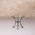 French Panoplie Iron Loop Side Table For Sale - Image 3 of 8
