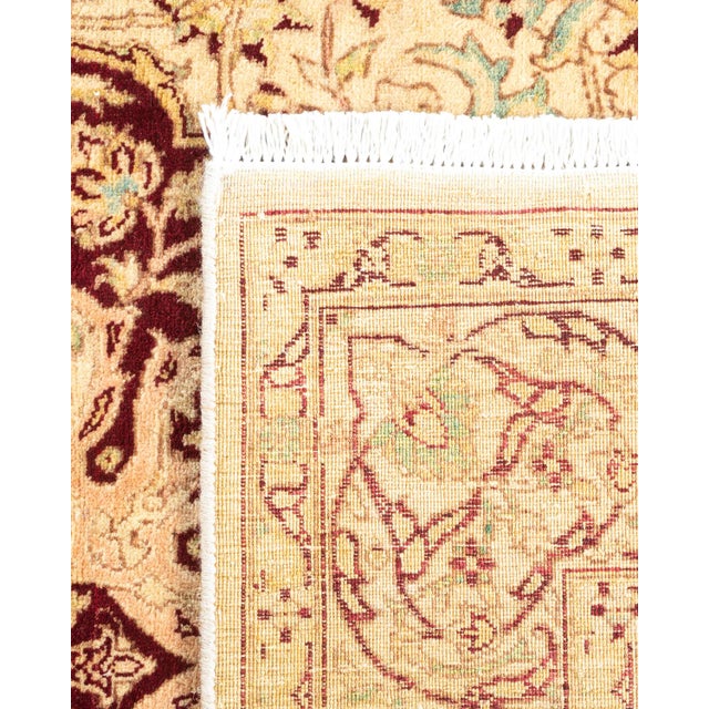 2000 - 2009 Mogul, One-of-a-Kind Hand-Knotted Area Rug - Red, 4' 0" x 6' 1" For Sale - Image 5 of 8