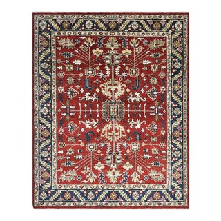 Addison, Traditional Red 9' 0" x 12' 0" Handmade Area Rug For Sale