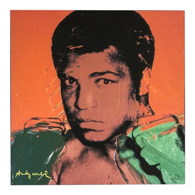 1986 Carnegie Museum of Art After Andy Warhol "Muhammad Ali" Lithograph For Sale