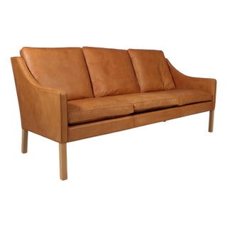 Vintage Danish Model 2209 Three-Seat Sofa by Børge Mogensen For Sale